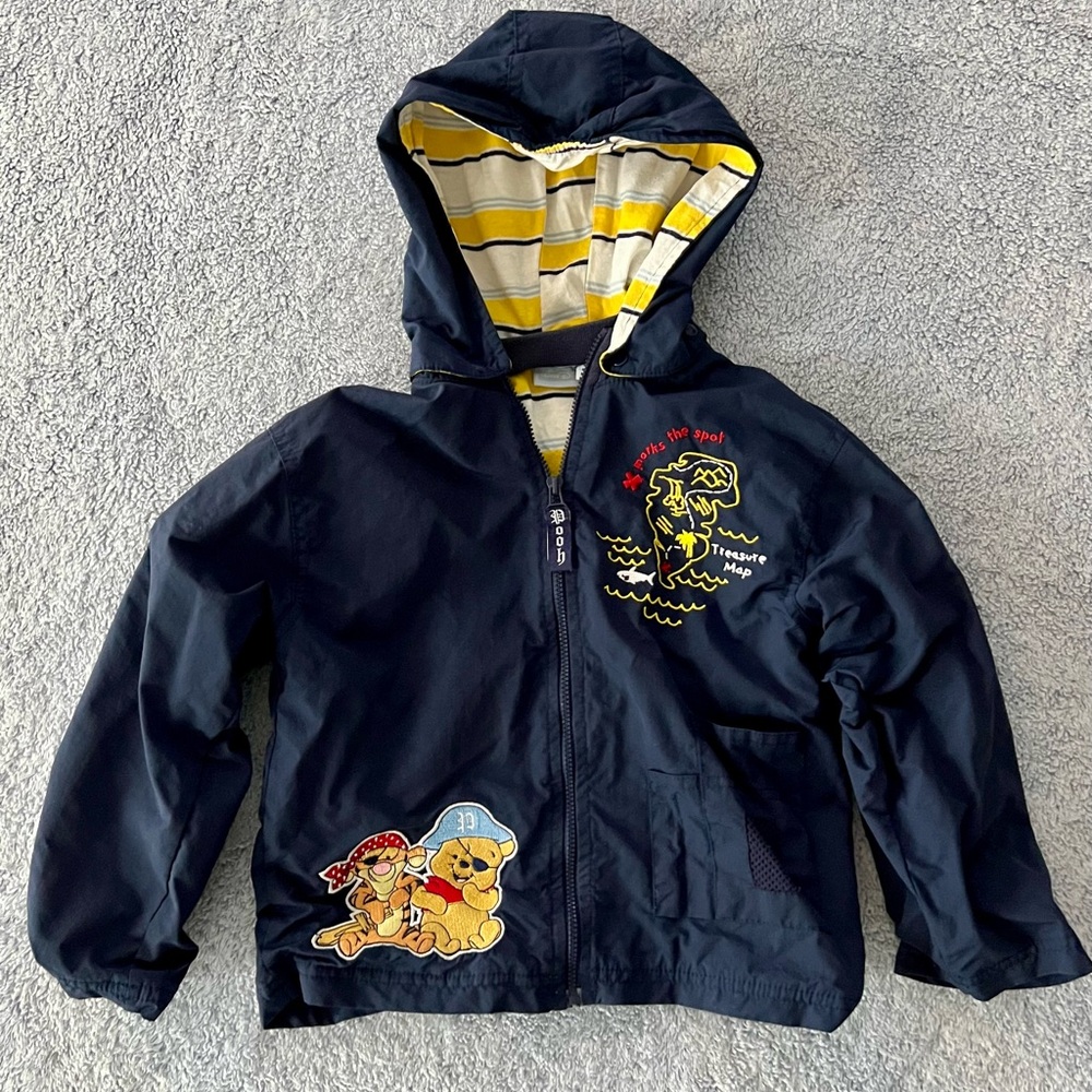 Vintage Y2K Disney Winnie the Pooh Pirate Jacket Rare Collector Piece